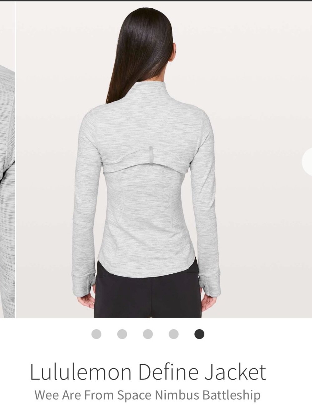 Lululemon Define Jacket Size 8 - Picture 6 of 10